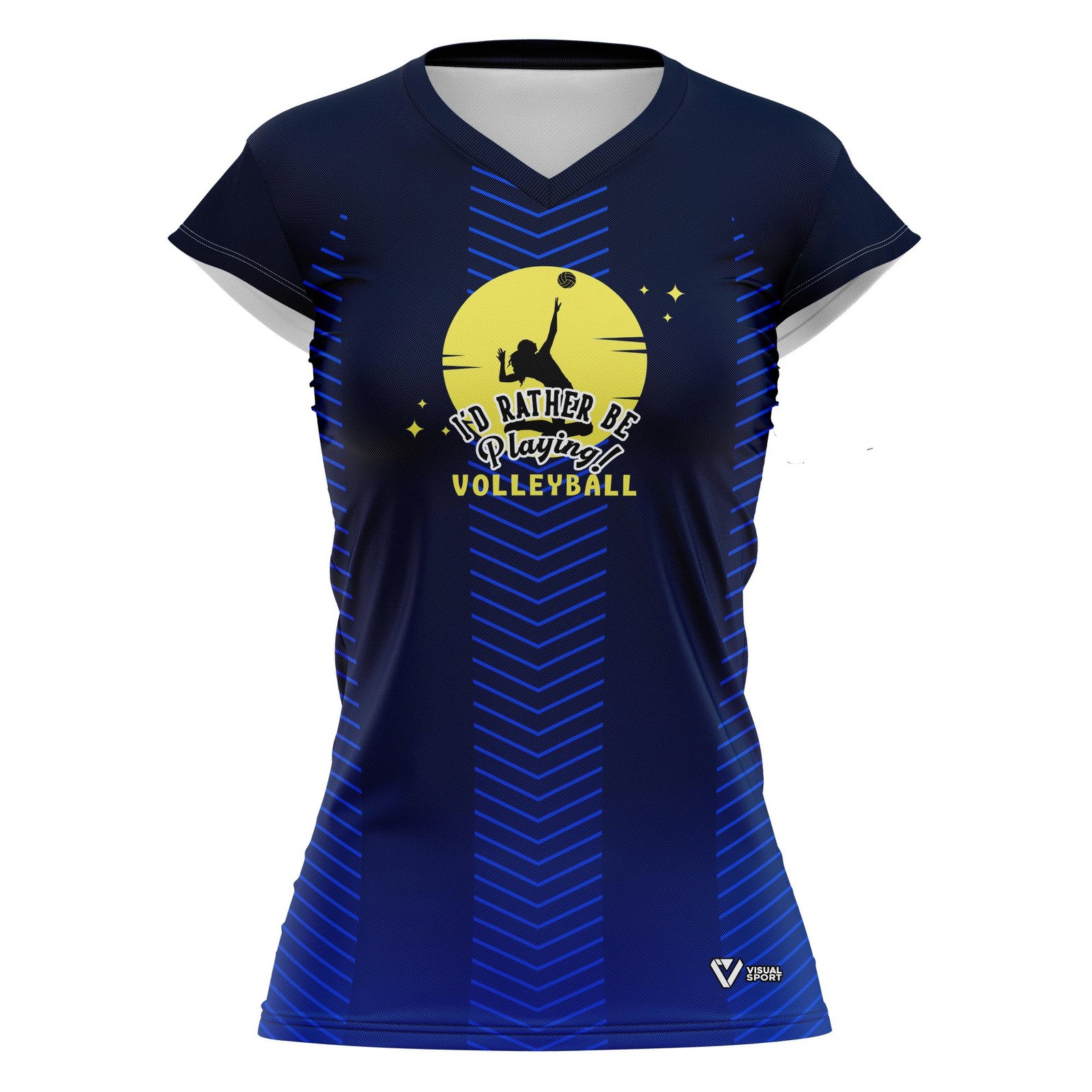 Camiseta Voleibol "I'd Rather be playing" femenina