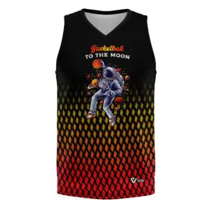 Peto sencillo Baloncesto Masculino "To the Moon" oscuro