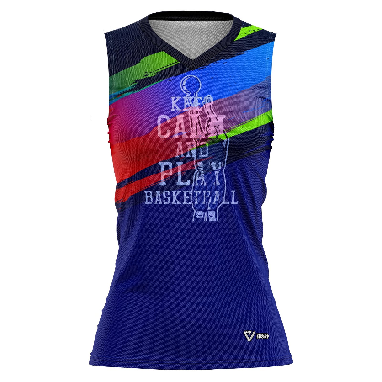 Peto sencillo Baloncesto "Keep Calm" Femenino