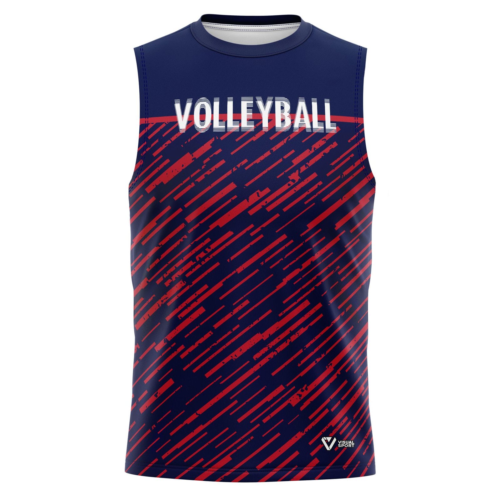 Peto sencillo Voleibol "Red rain" Masculino