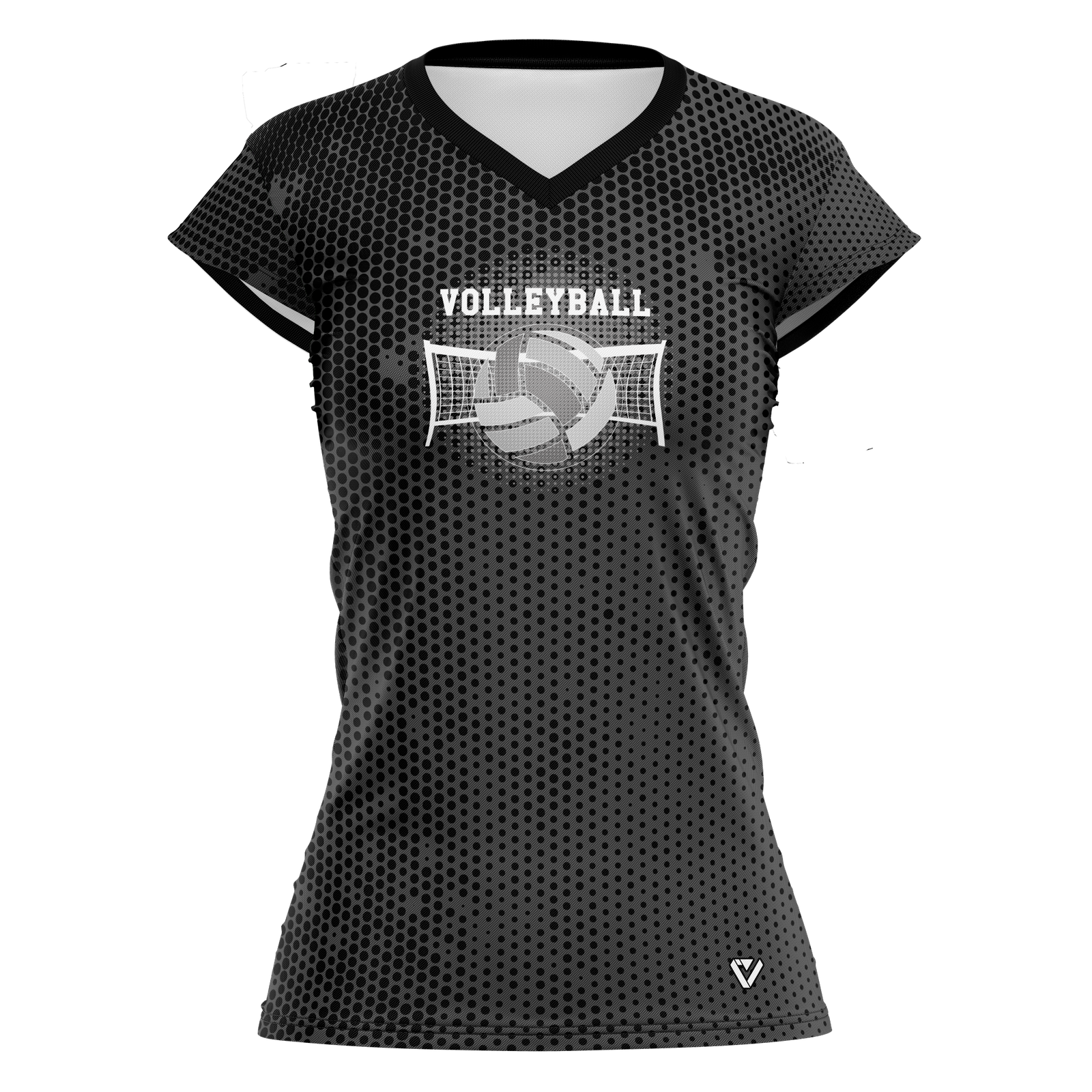 Camiseta Voleibol "Explosion of gray" femenina